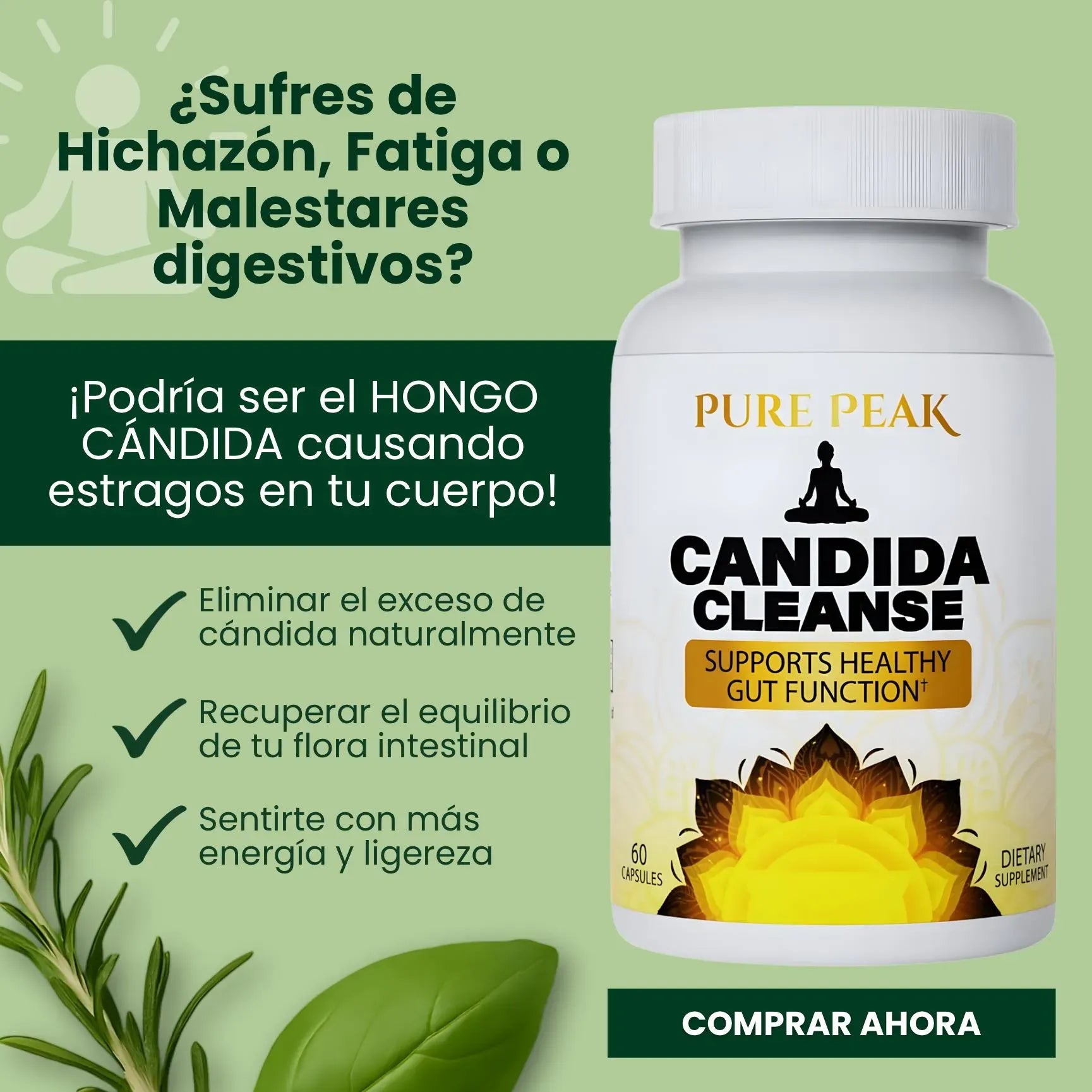 Candida Cleanse (60 cápsulas)