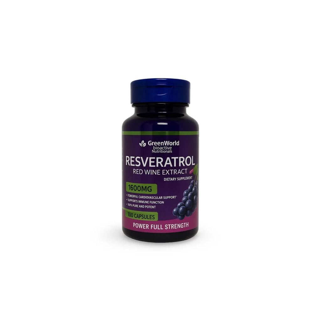Resveratrol 1600 mg - 100 Cápsulas