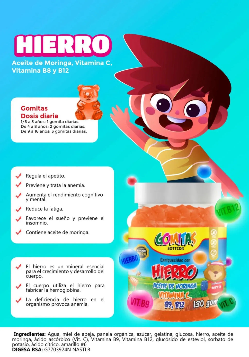 Gomitas SOTTCOR NIÑOS