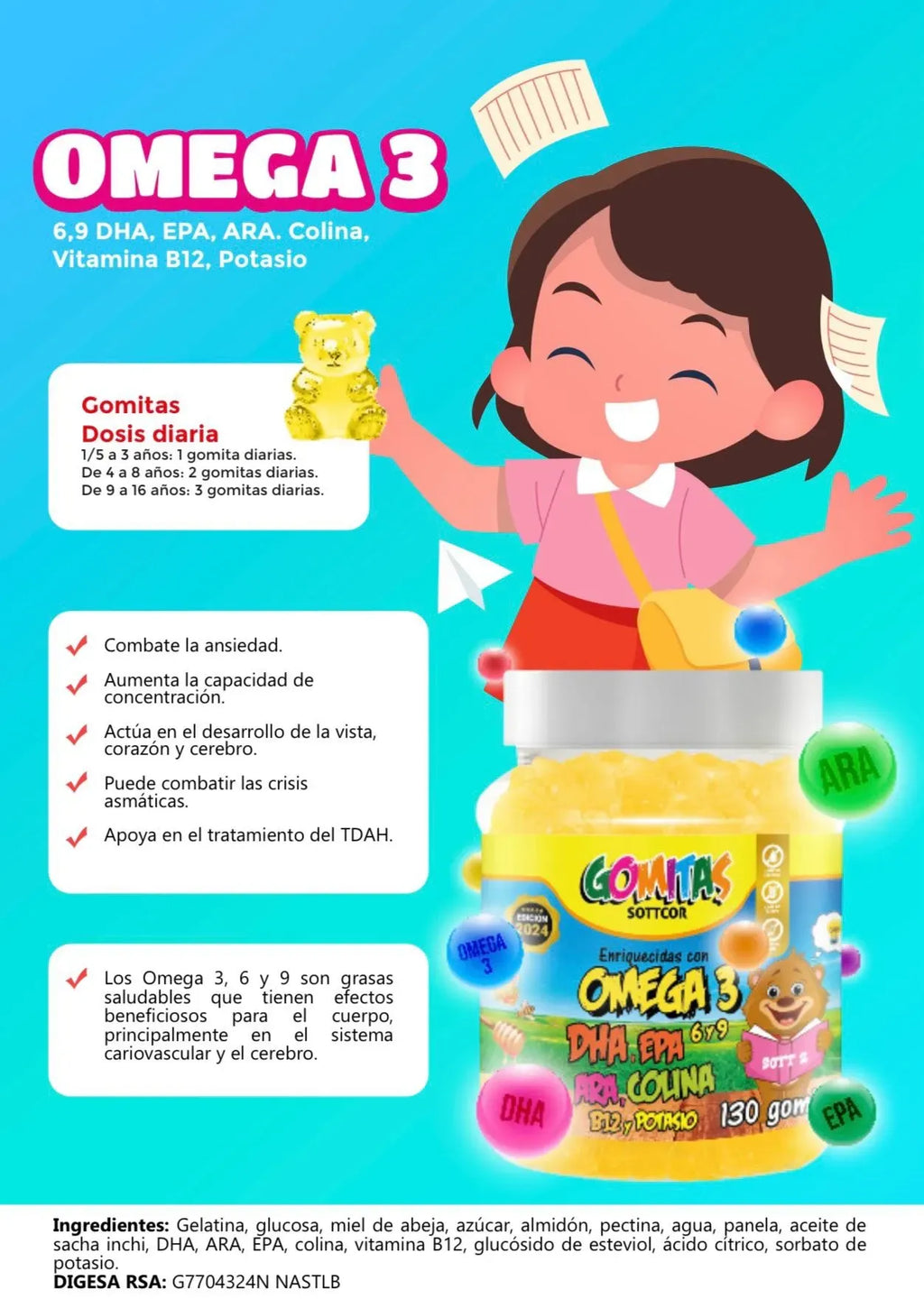 Gomitas SOTTCOR NIÑOS