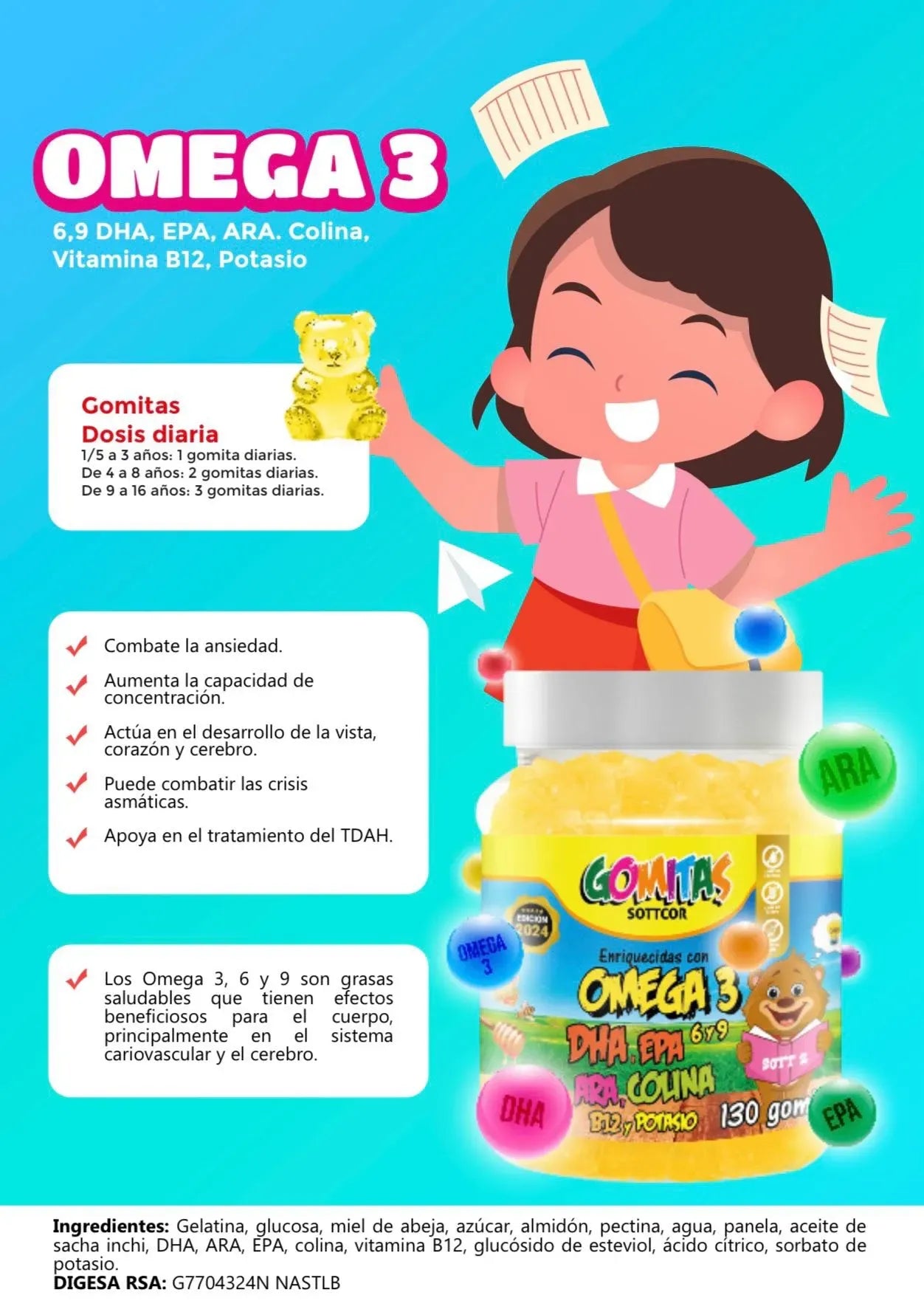 Gomitas SOTTCOR NIÑOS