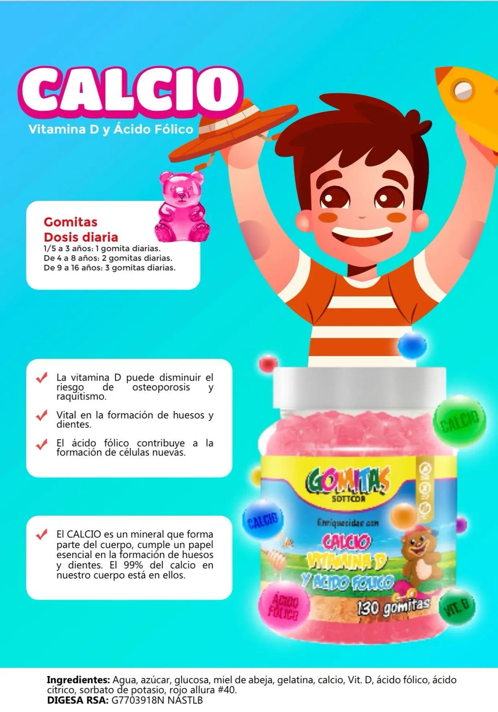 Gomitas SOTTCOR NIÑOS