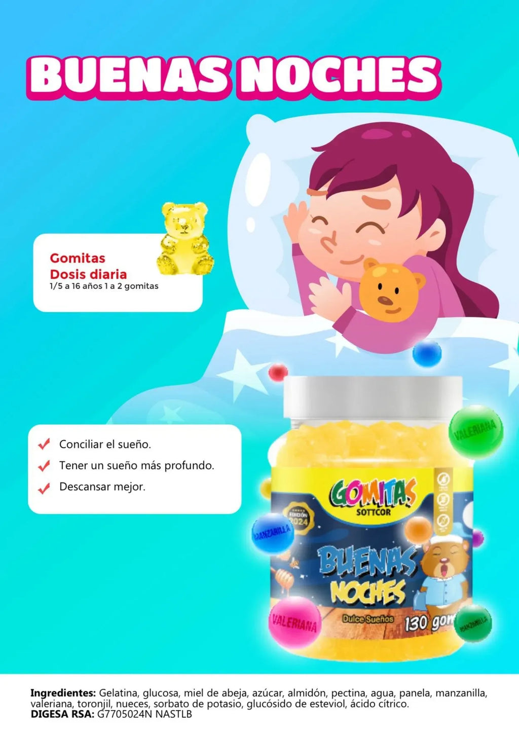 Gomitas SOTTCOR NIÑOS